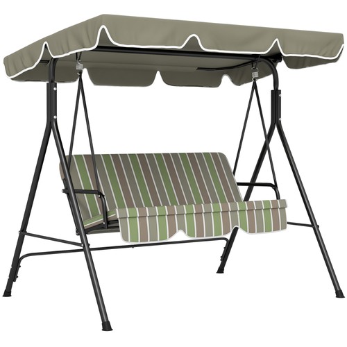 Seat outdoor patio swing - 3-seat, w/
