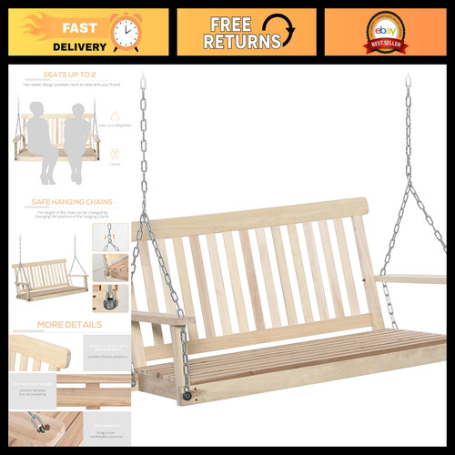 Seater outdoor wooden - wooden, swing