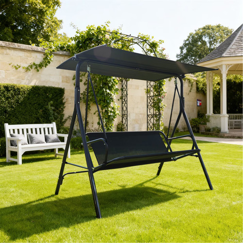 Steel frame patio swing - frame, chair