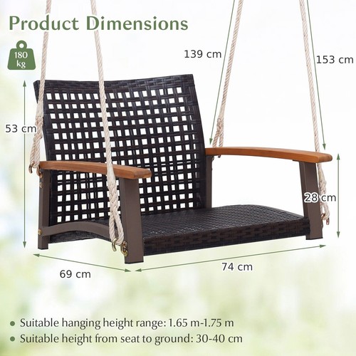Outdoor patio wicker - outdoor, single