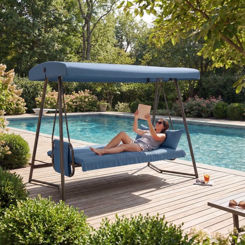 Seater outdoor patio swing - 3-seater,