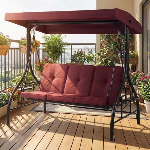 Person outdoor patio swing - 3-person,