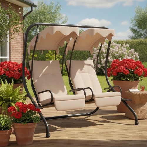 Canopy swing chair seater - swing, 2-seater