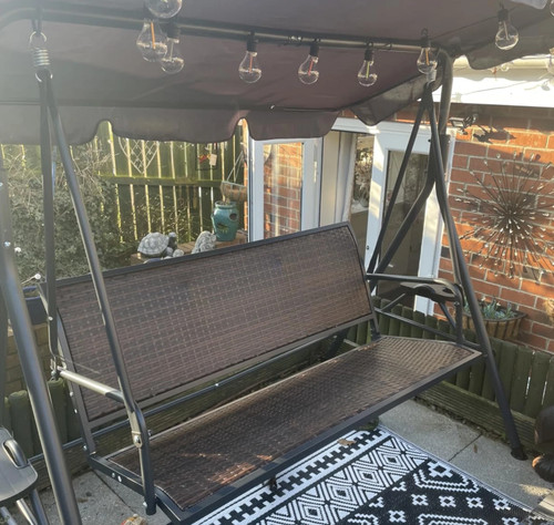 Rattan swing chair - swing, patio