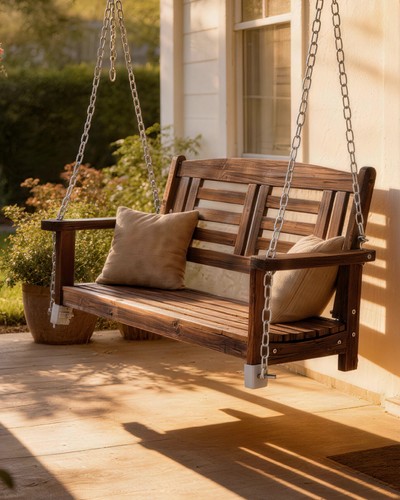 Wooden porch swing chair - ft,